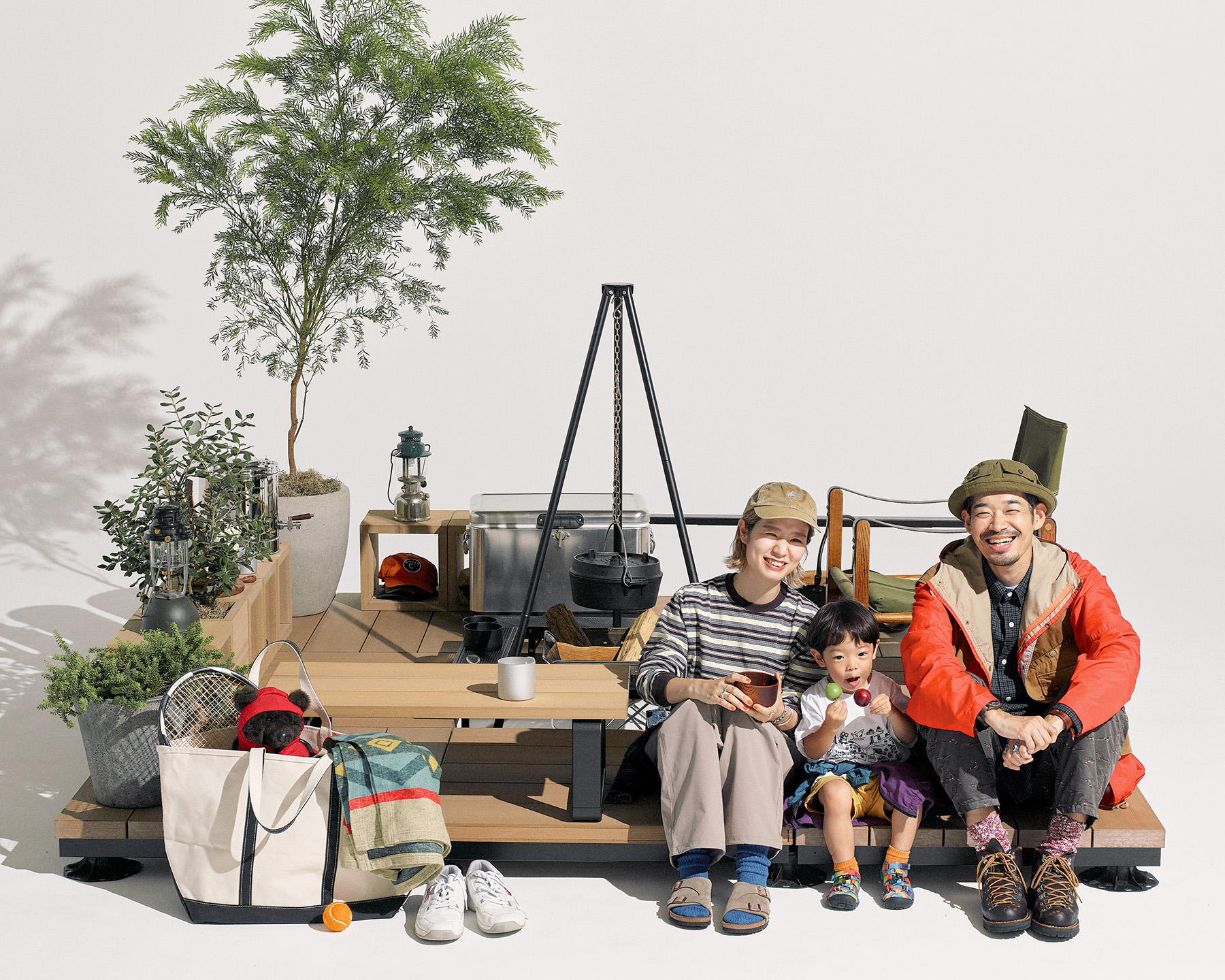 置型ウッドデッキ LIXILから、DIYでもつくれる、レイアウトフリーなウッドデッキ